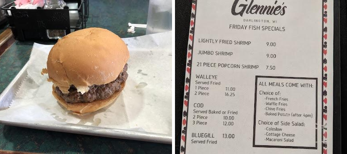 Glennies Menu